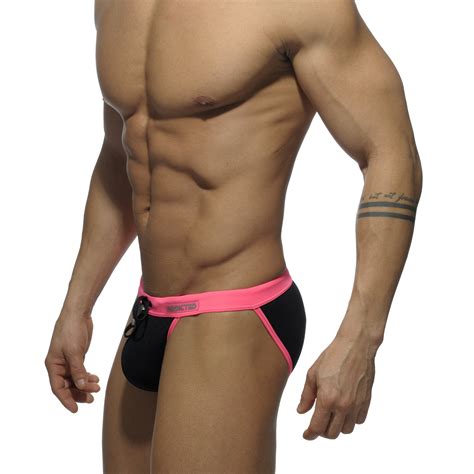 Bikini Sexy Taille Basse Noir Slips De Bain Pour Homme De La Mar