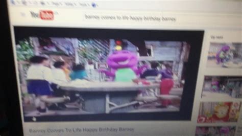 Barney Comes To Life Happy Birthday Barney Youtube