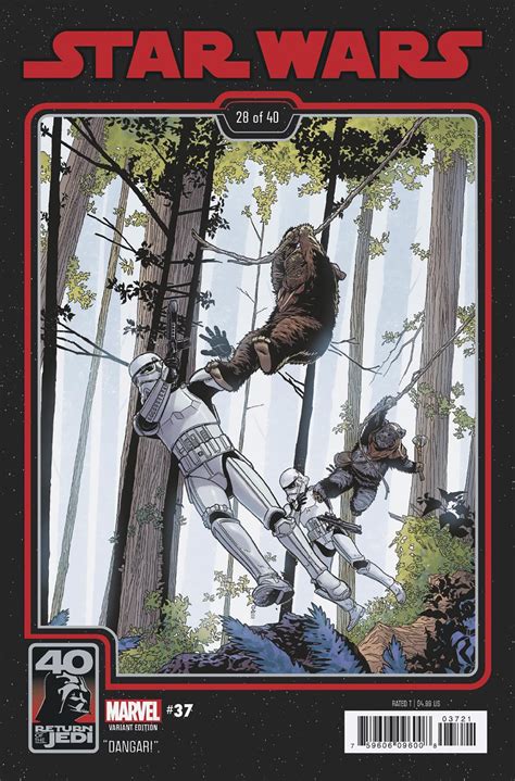 Star Wars 37 Chris Sprouse Return Of The Jedi 40th Anniversary Variant Dark Droids Comichub