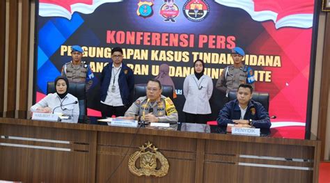 Gelar Konferensi Pers Ditreskrimsus Polda Kaltim Ungkap Kasus Tindak