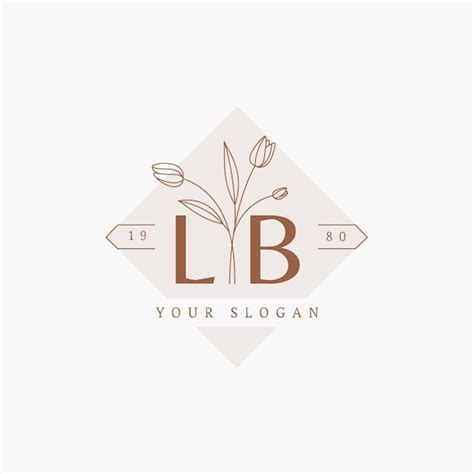 Free Vector Hand Drawn Monogram Logo Template