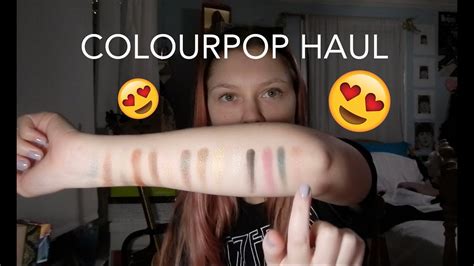 Colourpop Huge Haul First Impressions Youtube