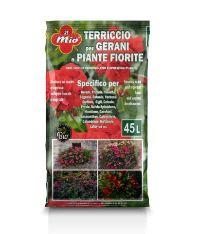 Terriccio Specifico Per Gerani E Piante Fiorite Euroterriflora