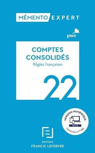 M Mento Comptes Consolid S Edition Francis Lefebvre Marie