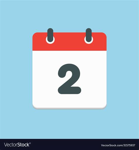 icon list calendar day date number  royalty  vector