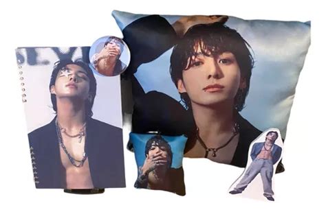 Paquete Diseño2 Cojin Jungkook Seven Bts Y Libreta Decorada Envío gratis