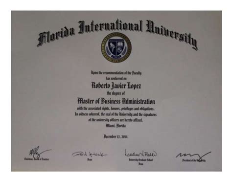 fiu mba degree