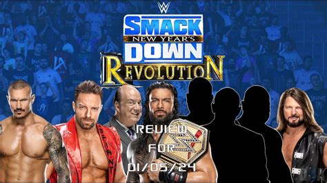 Triple Threat For Title Match At Royal Rumble Wwe Smackdown New Years Revolution 01 05 24