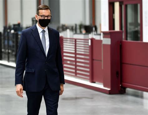 Prime Minister Mateusz Morawiecki Visits Wisniowski Editorial Stock