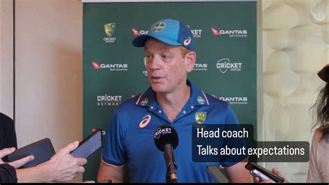 Media Conference Aussie Head Coach Andrew Mcdonald Courtesy Of