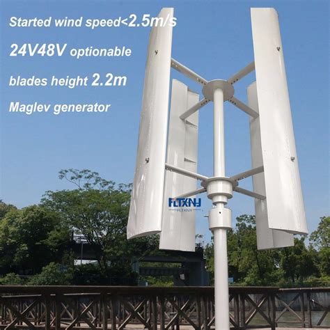 China Kw Vertical Wind Turbine Maglev Generator Blades China