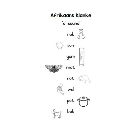 Afrikaans Worksheets Learning With Mrs Du Preez