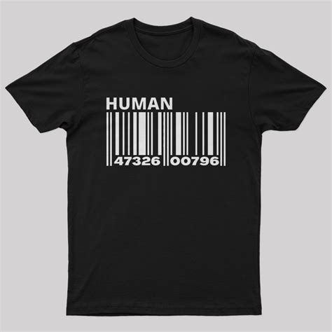 Human Barcode T Shirt Geeksoutfit