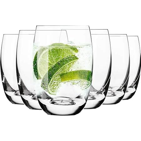 Krosno Vasos De Agua Highball Set 6 Piezas 360 ML Elite