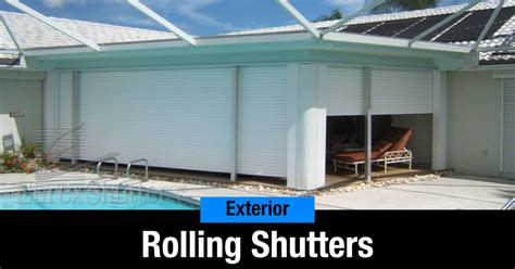 Rolling Exterior Shutters - A Guide For FL Homeowners - Eurex Shutters