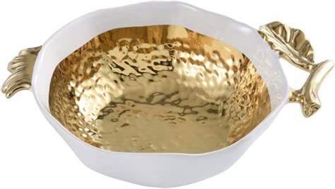 Amazon Pampa Bay Verona Titanium Plated Porcelain Square Bowl