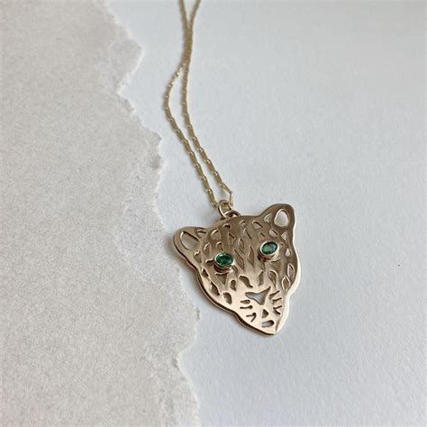 Emerald & Gold Leopard | Honeybourne Jewellery