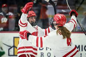 What channel is Wisconsin women's hockey vs Minnesota on tonight in the