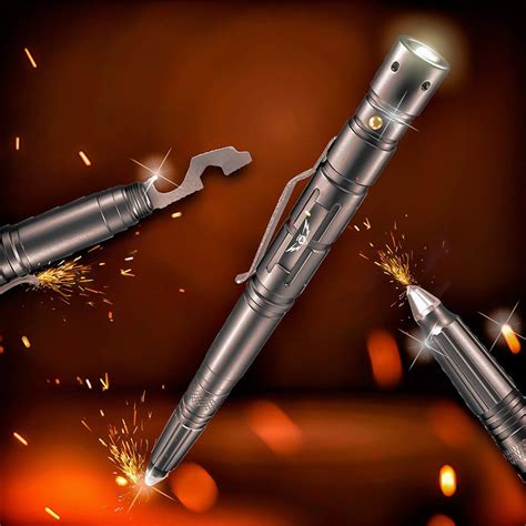 This Tactical Pen Packs Four Useful Tools In One