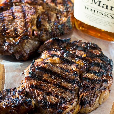 Grilled Bourbon Steaks Spicy Southern Kitchen