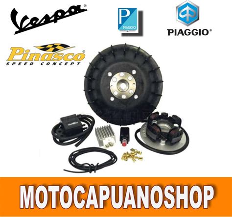 PINASCO KIT ACCENSIONE ELETTRONICA 12V VOLANO 0 9 KG FLYTECH VESPA PX