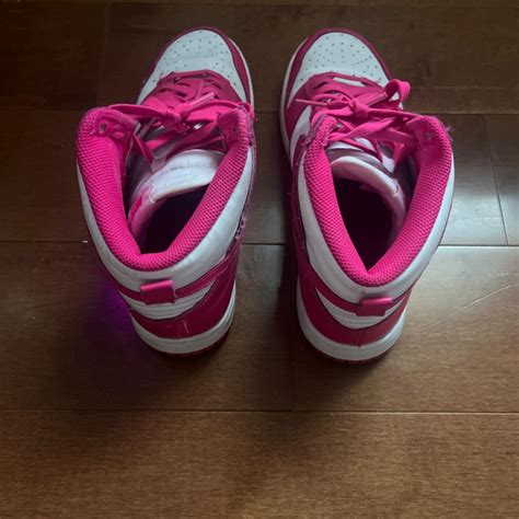 Nike High Top Dunks Barbie Hot Pink Size Very Depop