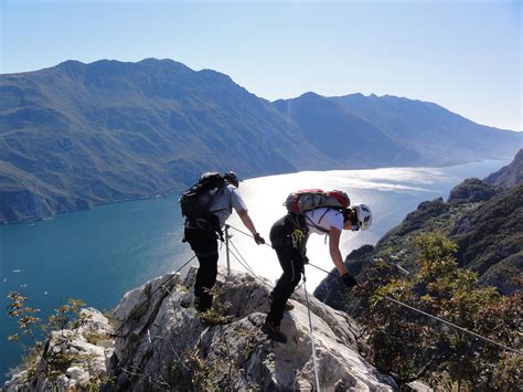 Lake Garda Via Ferrata Adventure Lake Garda Dolomite Mountains