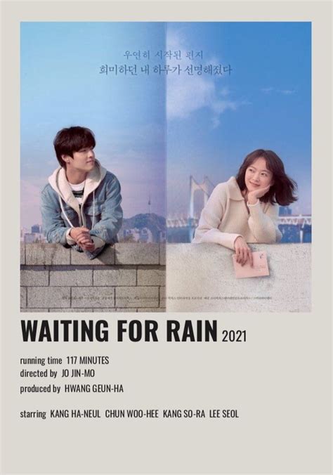 waiting for rain minimalist poster | Dramalar, Film bilgileri ...