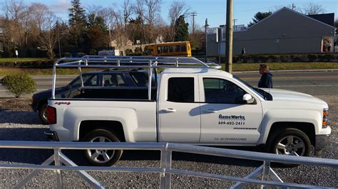 Chevy Silverado Crew Cab Short Bed Aluminum Ladder Rack Bluewater