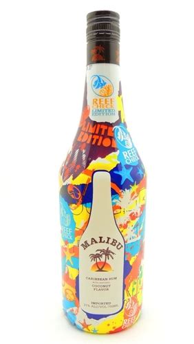 Malibu Rum Reef Check Limited Edition Bottle Buy at Max Liquor