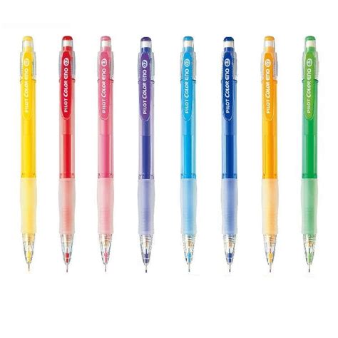 Pilot Color Eno 0 7mm Automatic Mechanical Pencil 8 Colors Set HCR 197