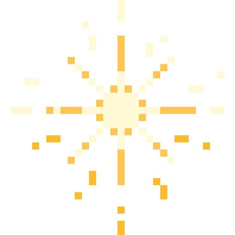 Pixel art firework icon 9 27190810 PNG