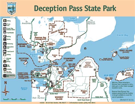 Whidbey Island State Park Map