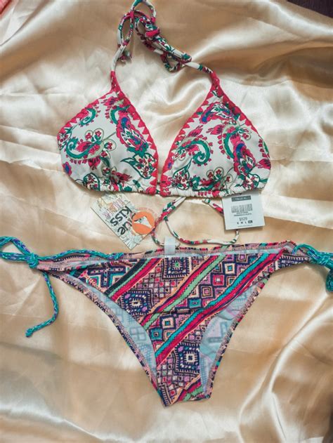 AZTEC DESIGN SWIMSUIT BRAND NEW BIKINI TWO PIECE Women S Fashion Swimwear Bikinis Swimsuits