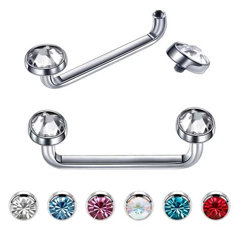 1pc G23 Titanium Dermal Anchor Piercing Surface Barbell Micro Dermal Piercing Skin Diver Micro