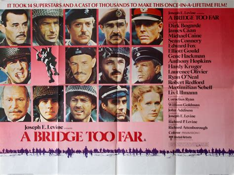 Original A Bridge Too Far Movie Poster - Richard Attenborough