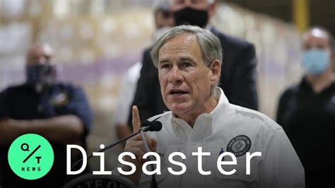 Texas Governor Declares State Of Disaster Youtube