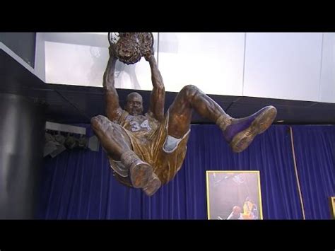 Lakers Unveil Shaq Statue at Staples Center Ceremony | March 24, 2017 ...