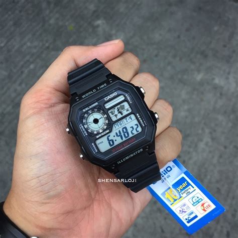 Jual Casio Youth Series Ae Wh Original Shopee Indonesia