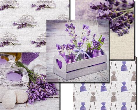 Digitale Lavendel Leinen Papier Pack 20 Druckbare Digitale Etsy