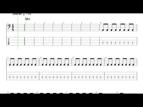 Pretty Vacant Sex Pistols Bass Tab Youtube