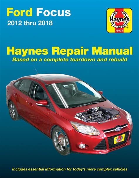 Ford Focus 2012 2018 Haynes Repair Manuals And Guides