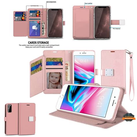Designed for Samsung Galaxy A36 Wallet Cases PU Leather with Credit