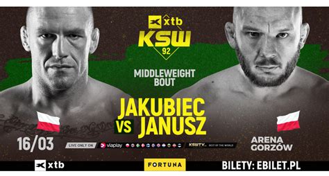 Wojciech Janusz Zmierzy Si Z Tomaszem Jakubcem Na Gali Xtb Ksw