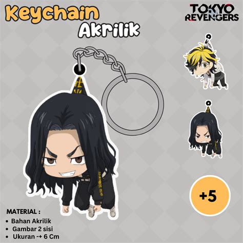 Jual Tokyo Revengers Keychain Strap Hp Full Akrilik Versi Ken