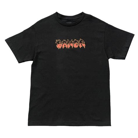 Baker Skateboards Caver Skate T Shirt Black Skate Clothing From