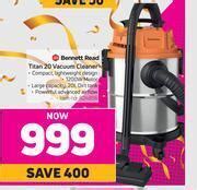 Bennett Read Titan 20 Vacuum Cleaner Offer At Game