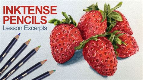 How To Draw With Inktense Pencils Lesson Excerpts YouTube