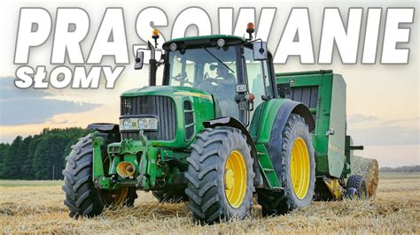 Zapchana prasa Prasowanie słomy 2023 John Deere 6830 premium Prasa