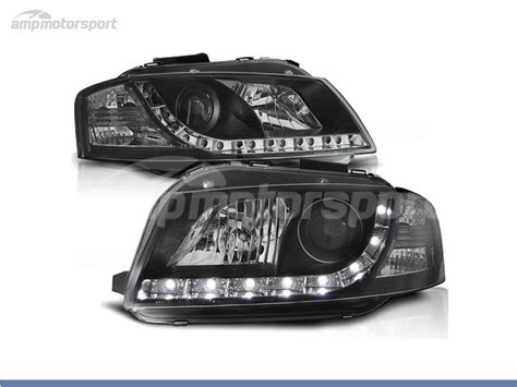 Faros Delanteros Luz Diurna Led Para Audi A P Pa Motorsport